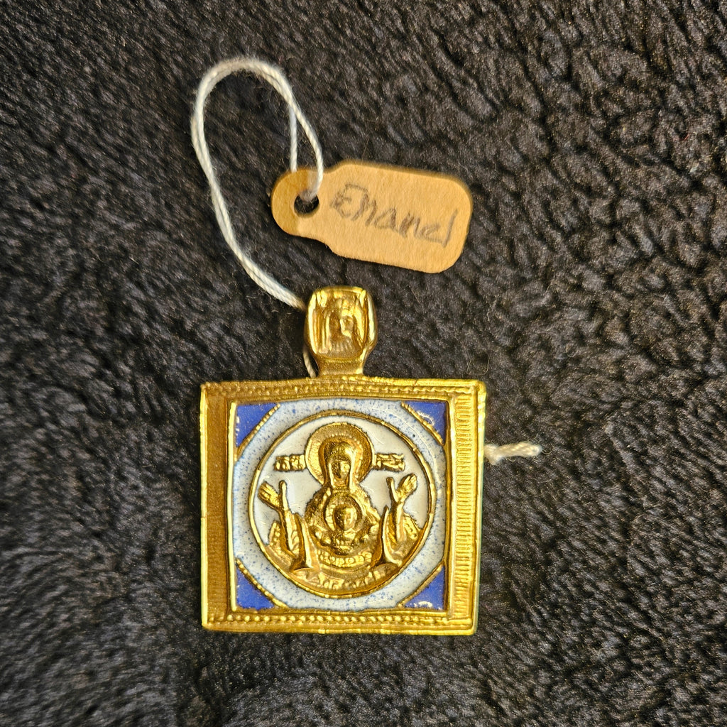 Golden pendant - Theotokos