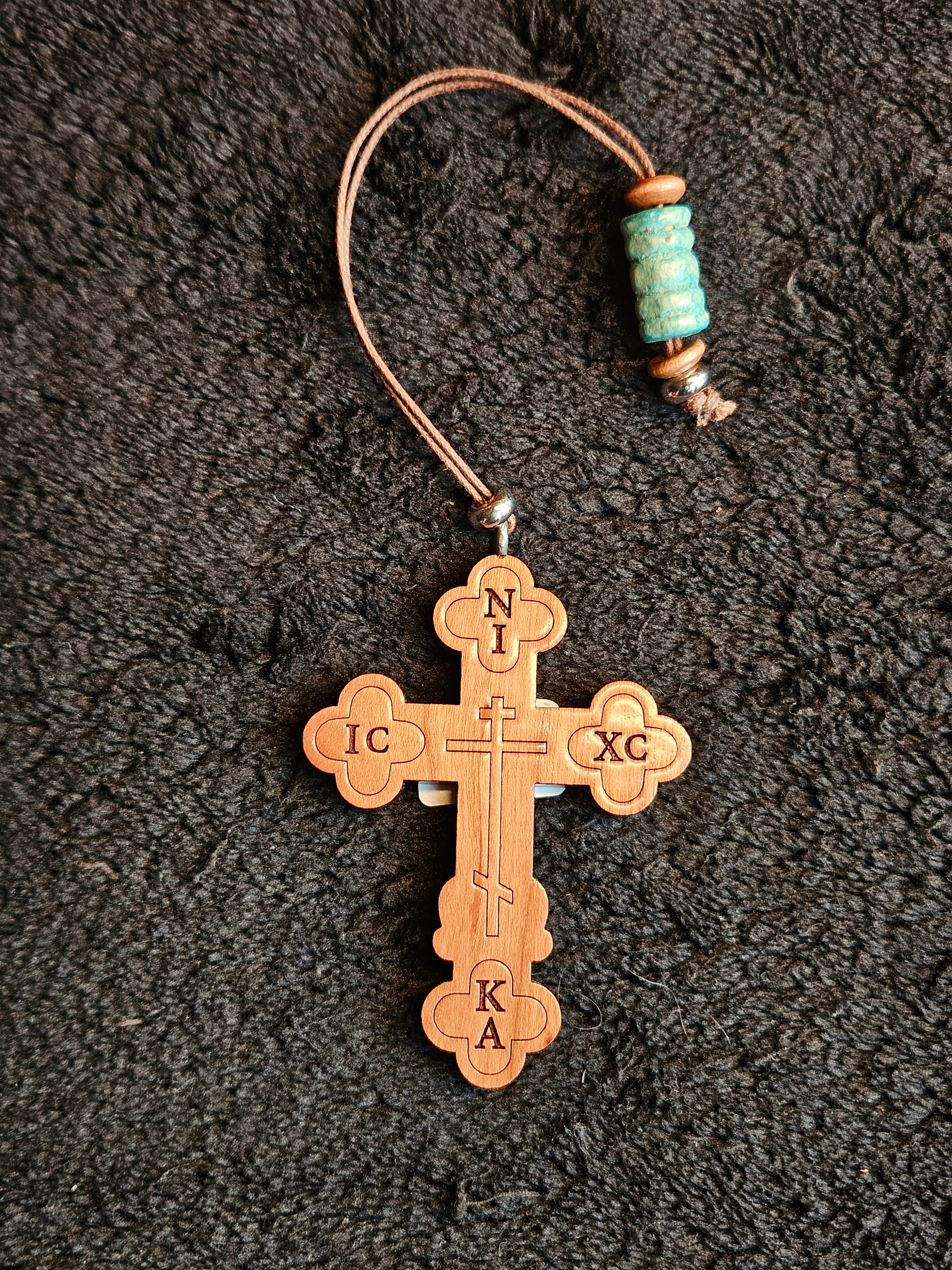 Orthodox Wooden Car Pendant CP-22