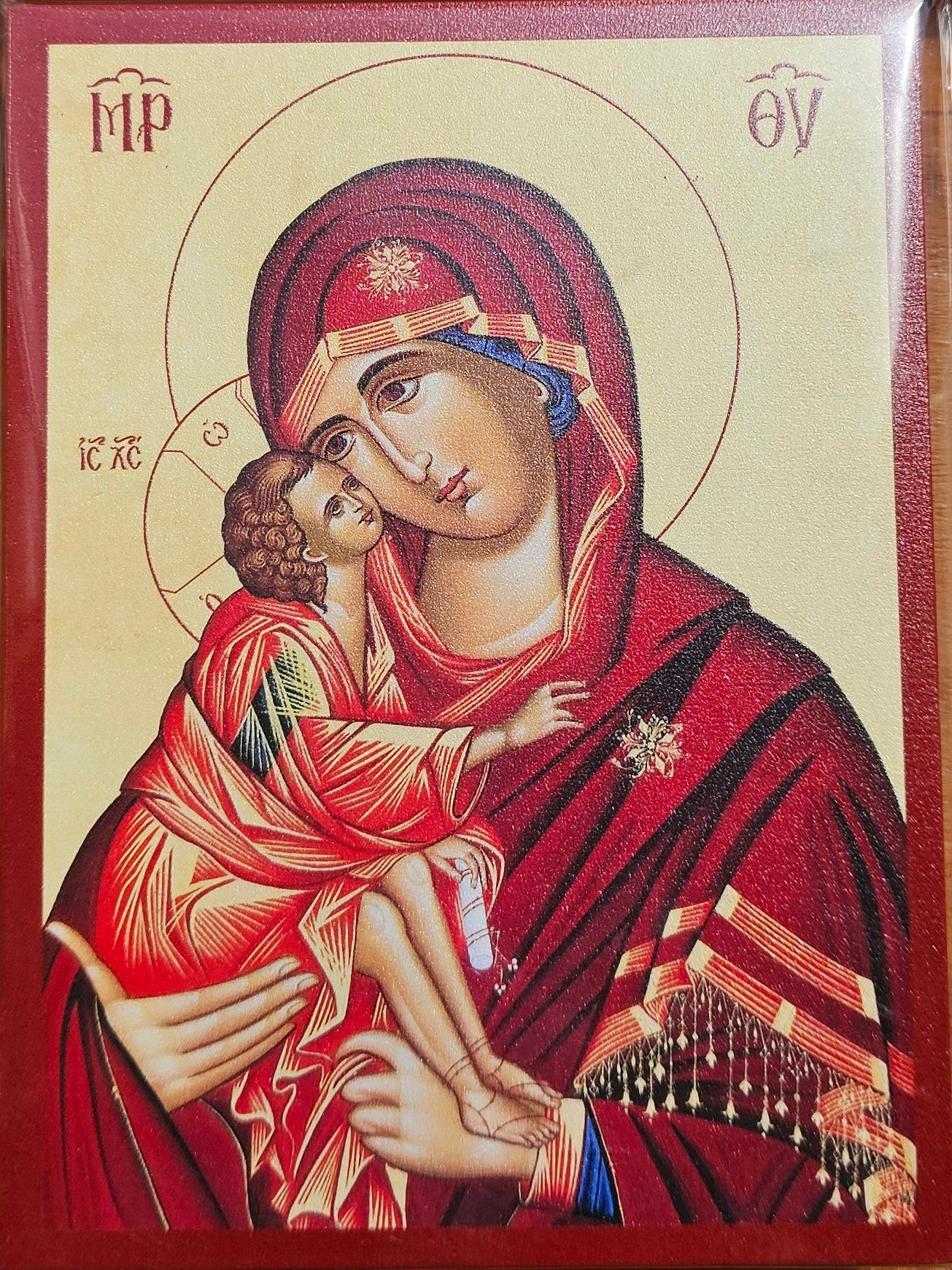 Theotokos Sweet Kissing Icon