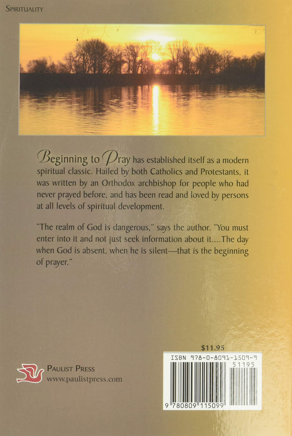 Beginning to Pray by Anthony Bloom