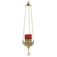 Byzantine Brass Hanging Oil Candle