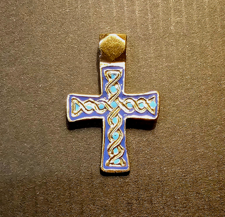 Enameled Baptismal Cross