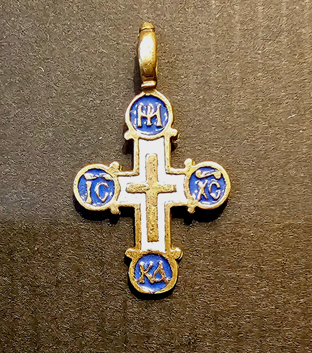 Enameled Baptismal Cross