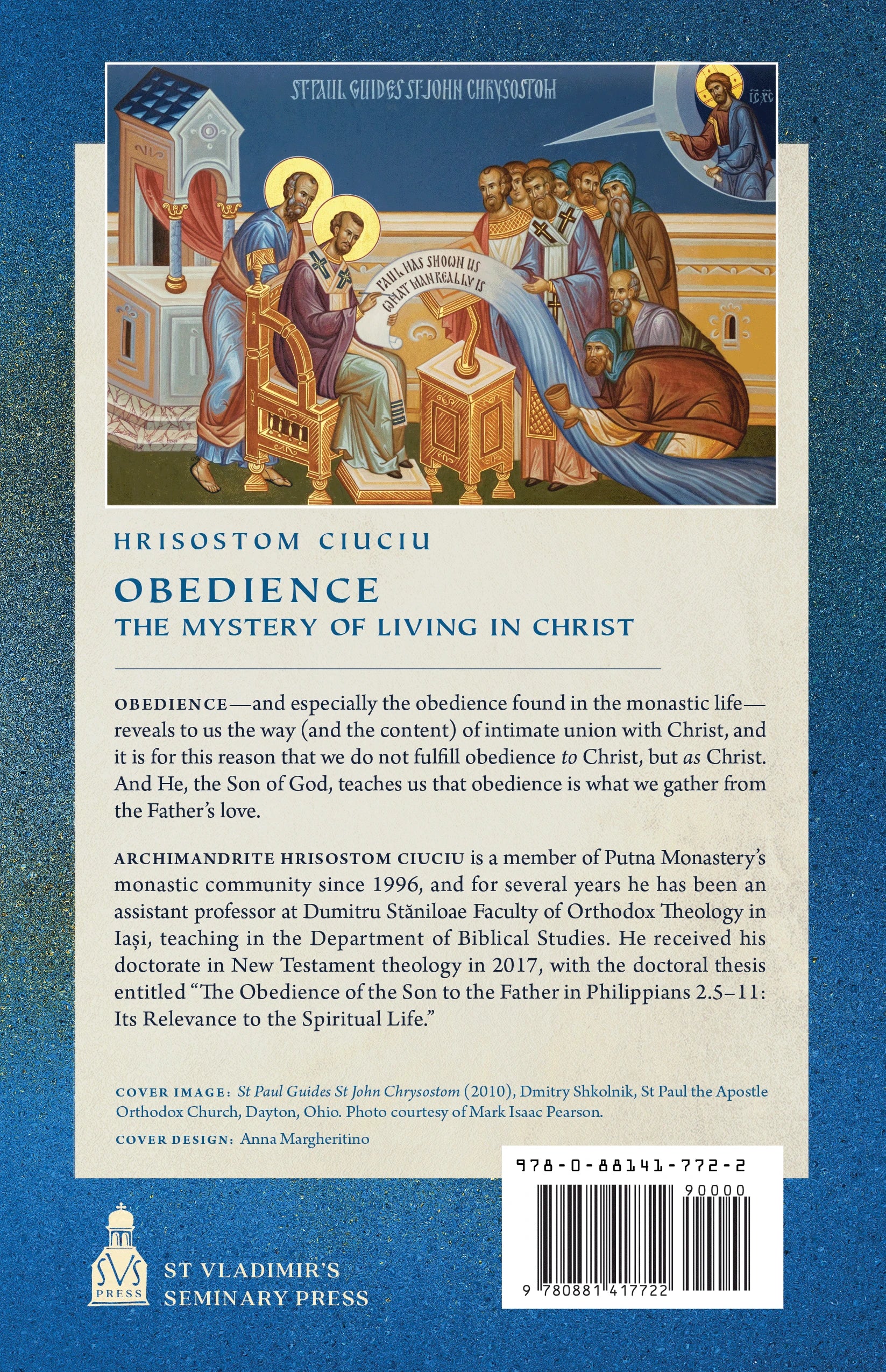Obedience : The Mystery of Living in Christ by Hrisostom Ciuciu