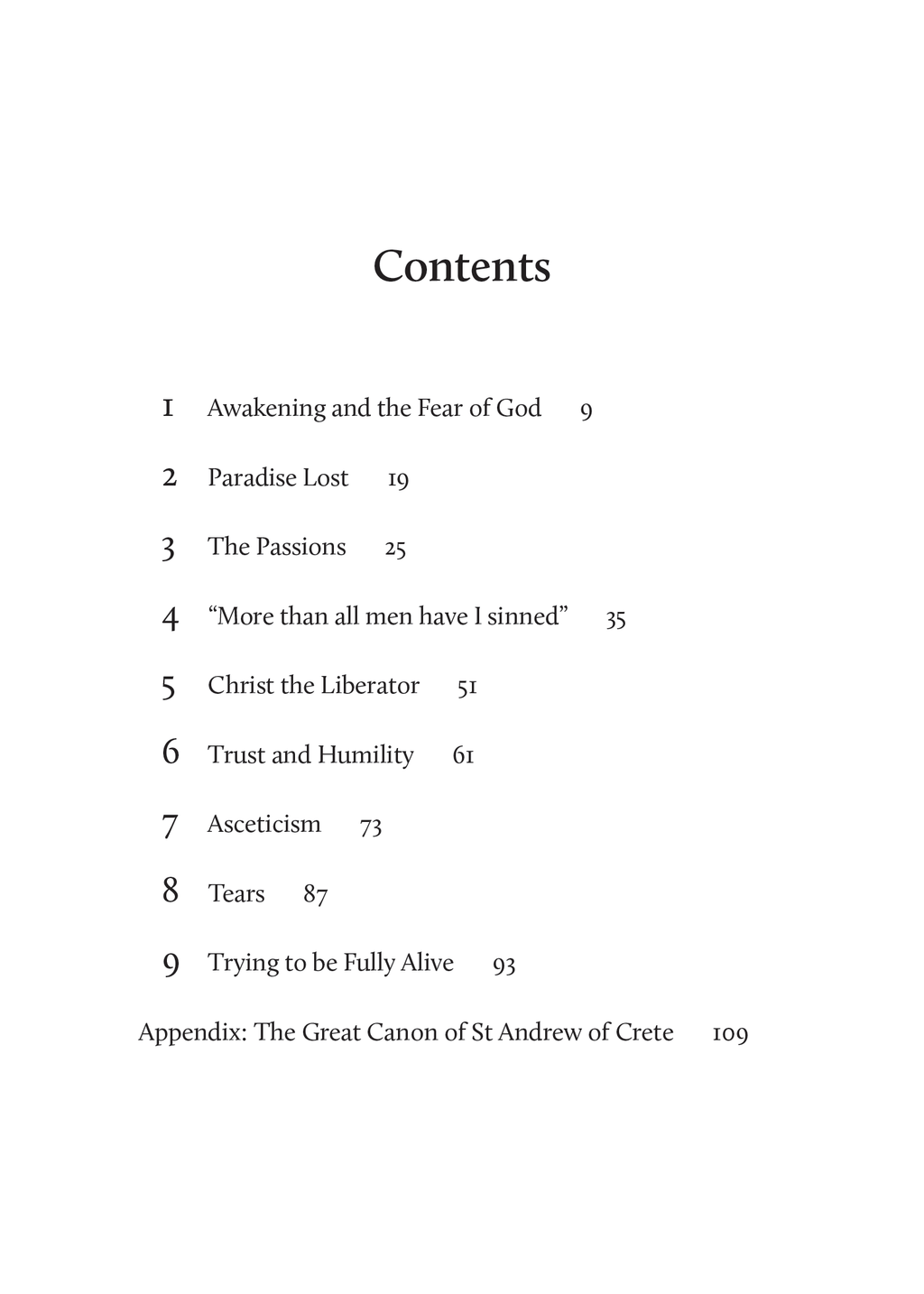 The Song of Tears by Olivier Clement