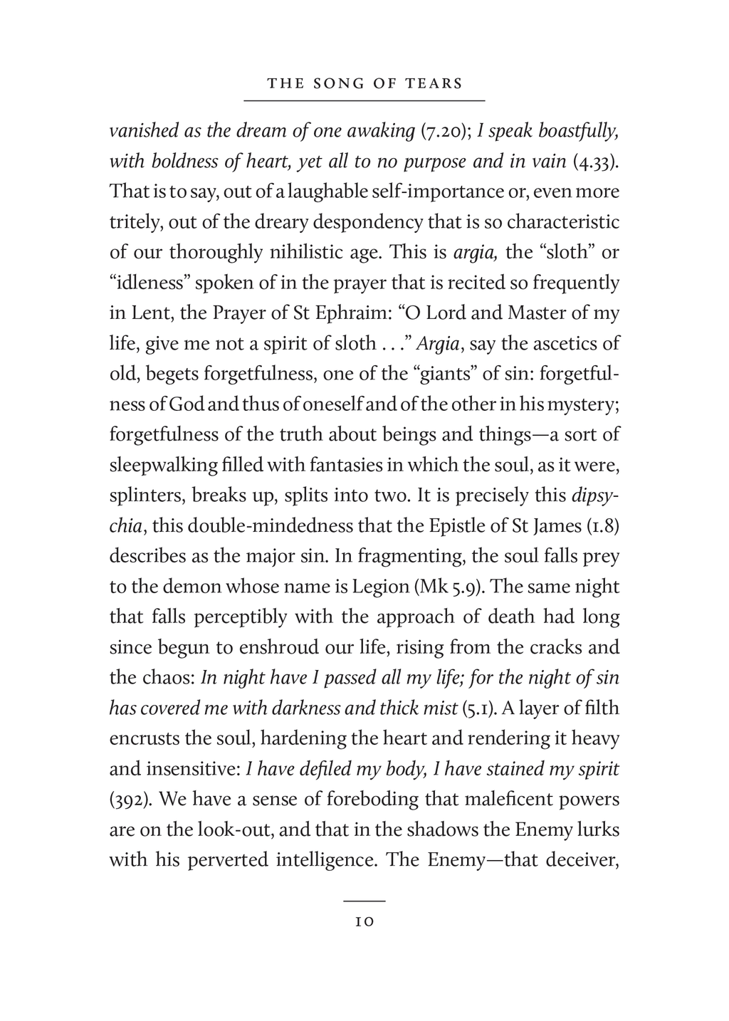 The Song of Tears by Olivier Clement