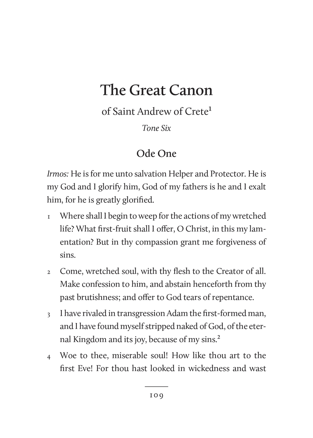 The Song of Tears by Olivier Clement