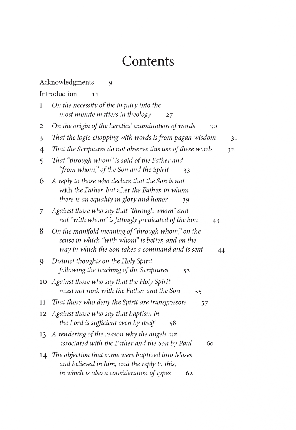 On the Holy Spirit by St. Basil the Great