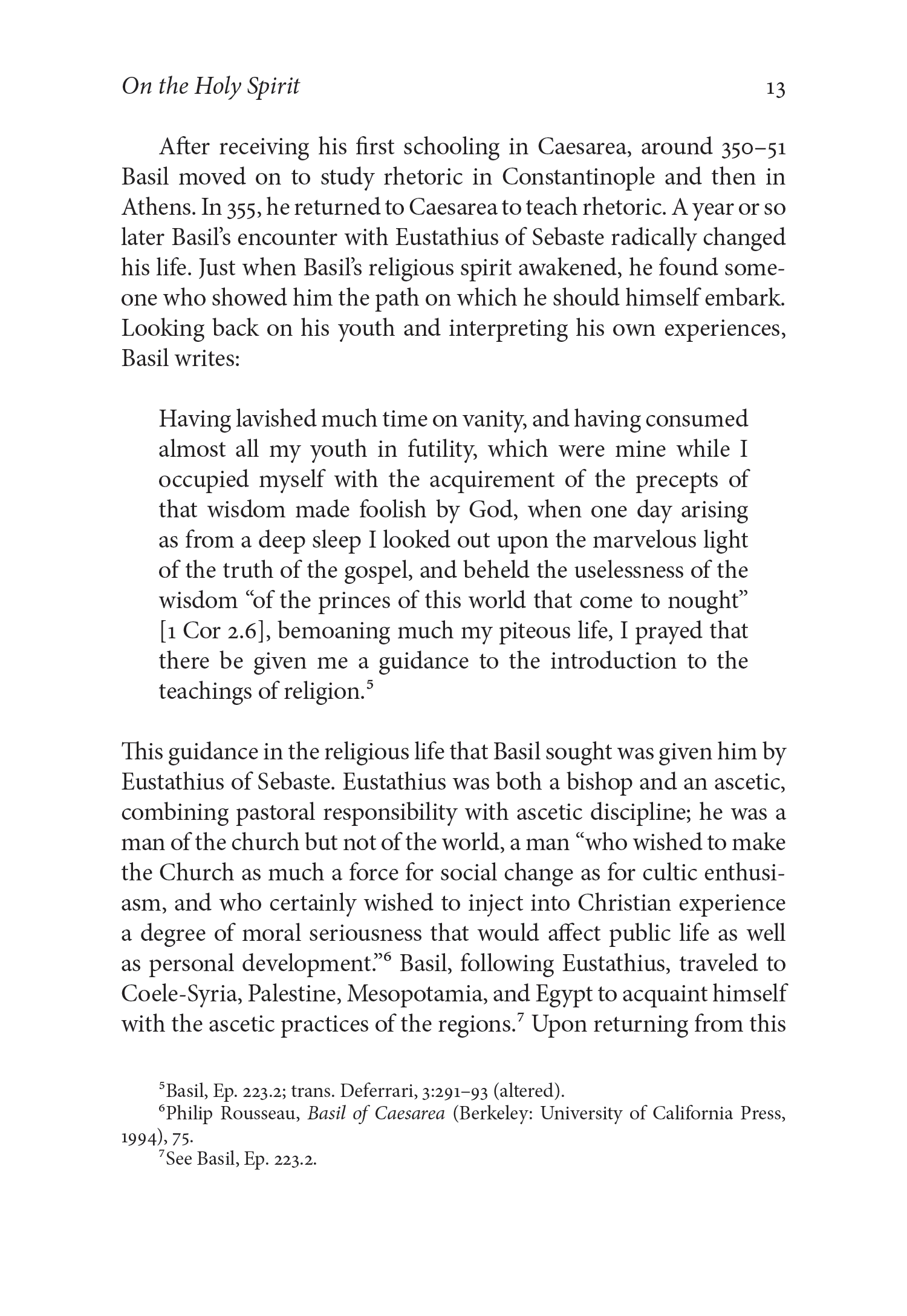 On the Holy Spirit by St. Basil the Great