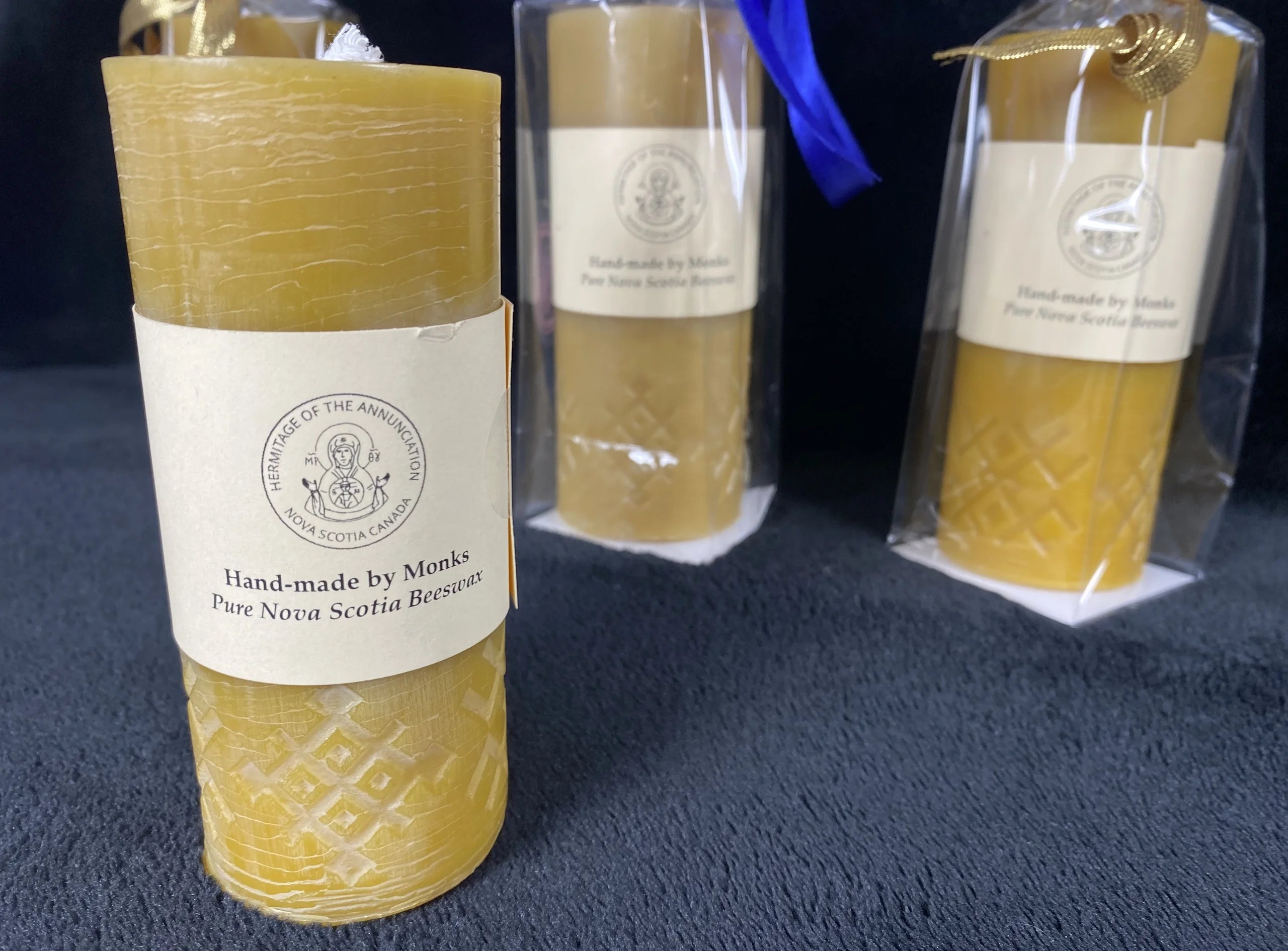 Karelia Pillar Beeswax Candle