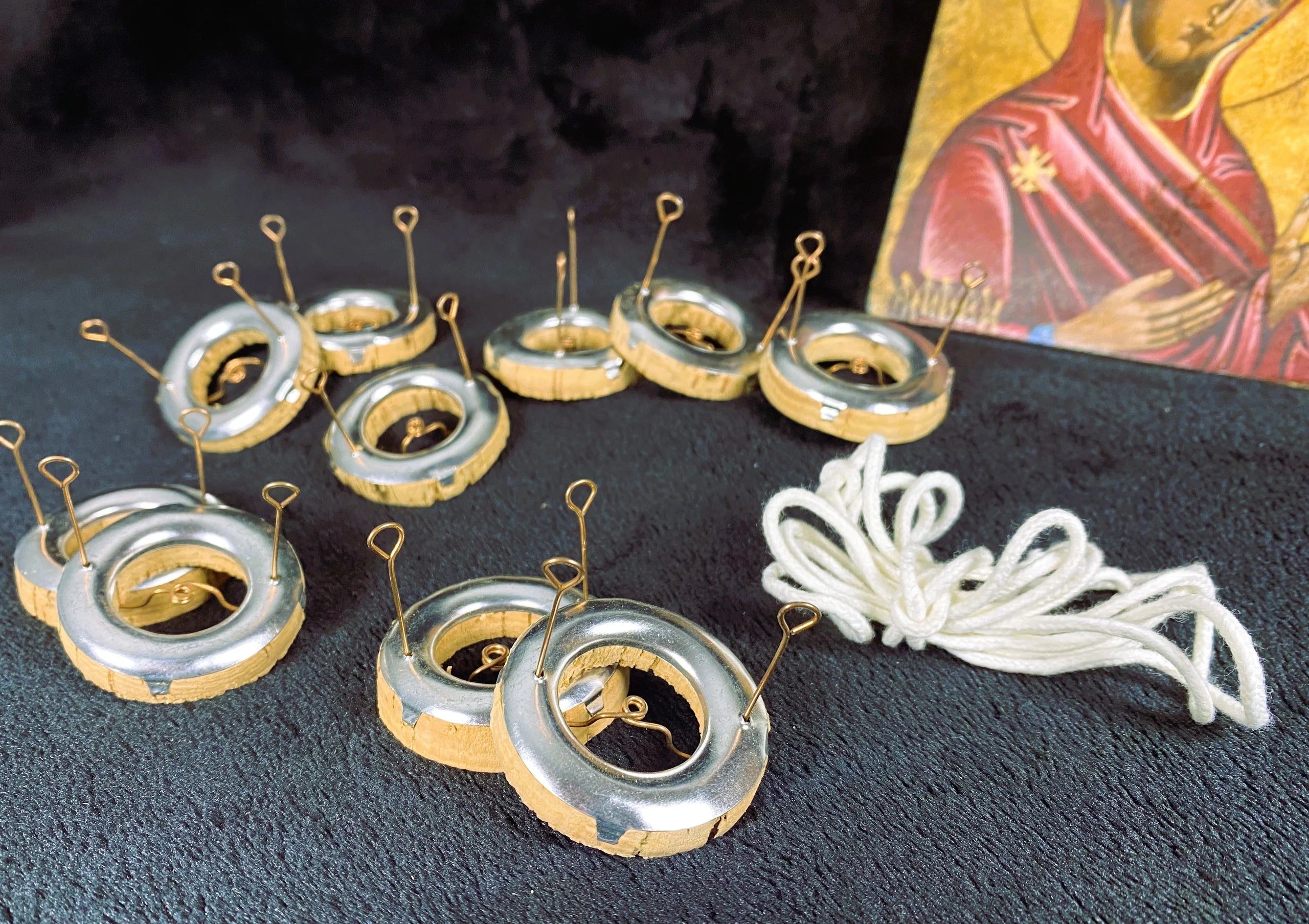 Athonite Cork Floats - with wicking