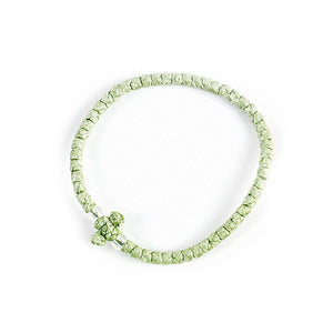 Prayer Rope Waxed with Thin Knots Colored