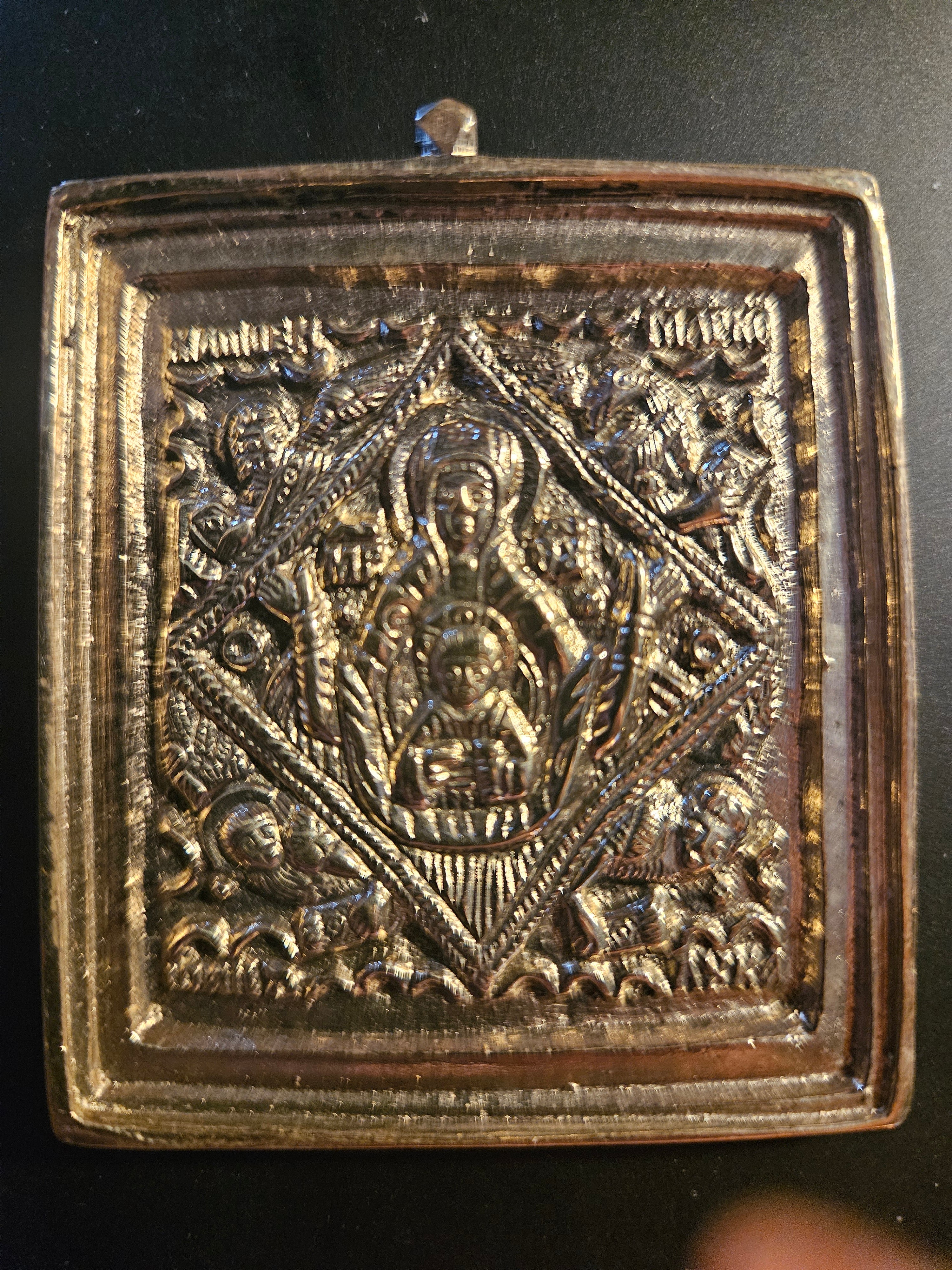 Icon Pendant the Sign of the Most Holy Theotokos