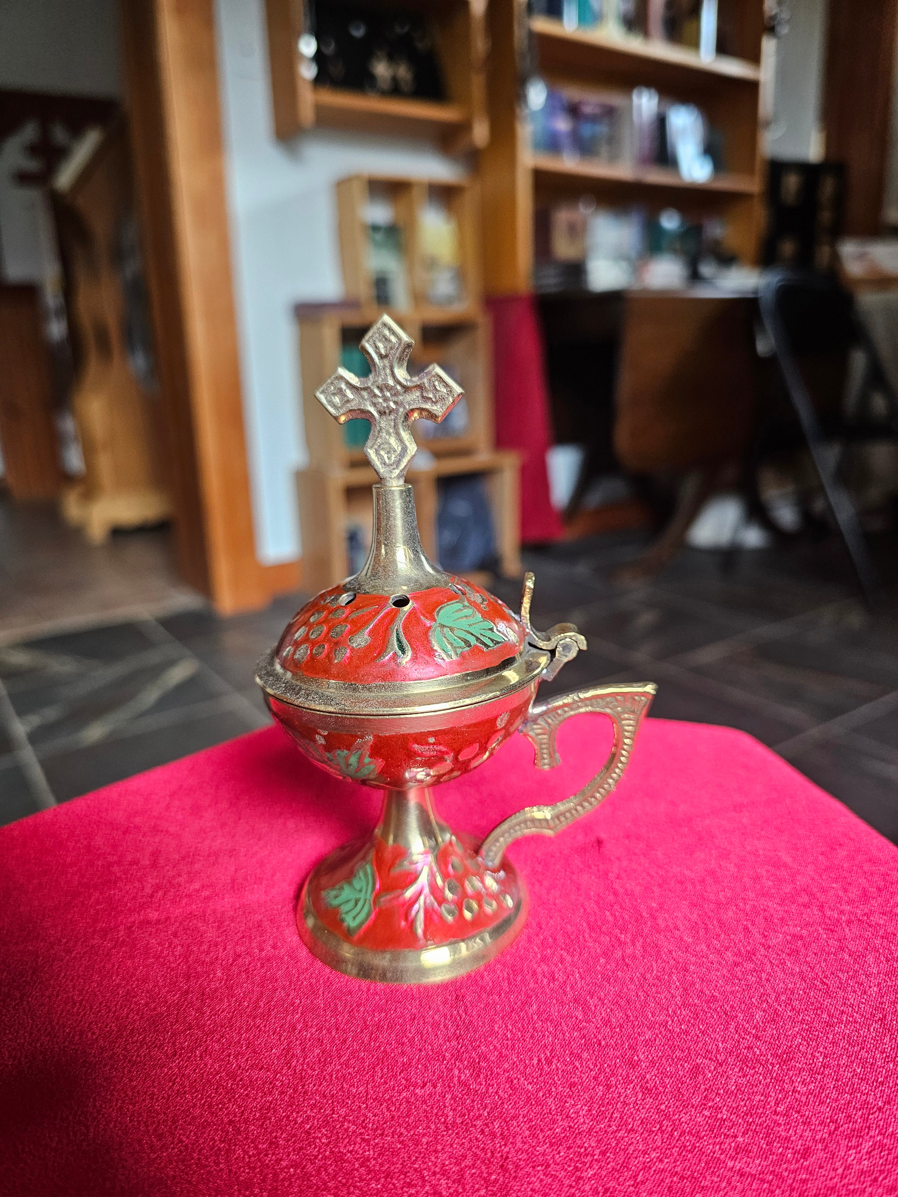 Painted Byzantine Home Censer