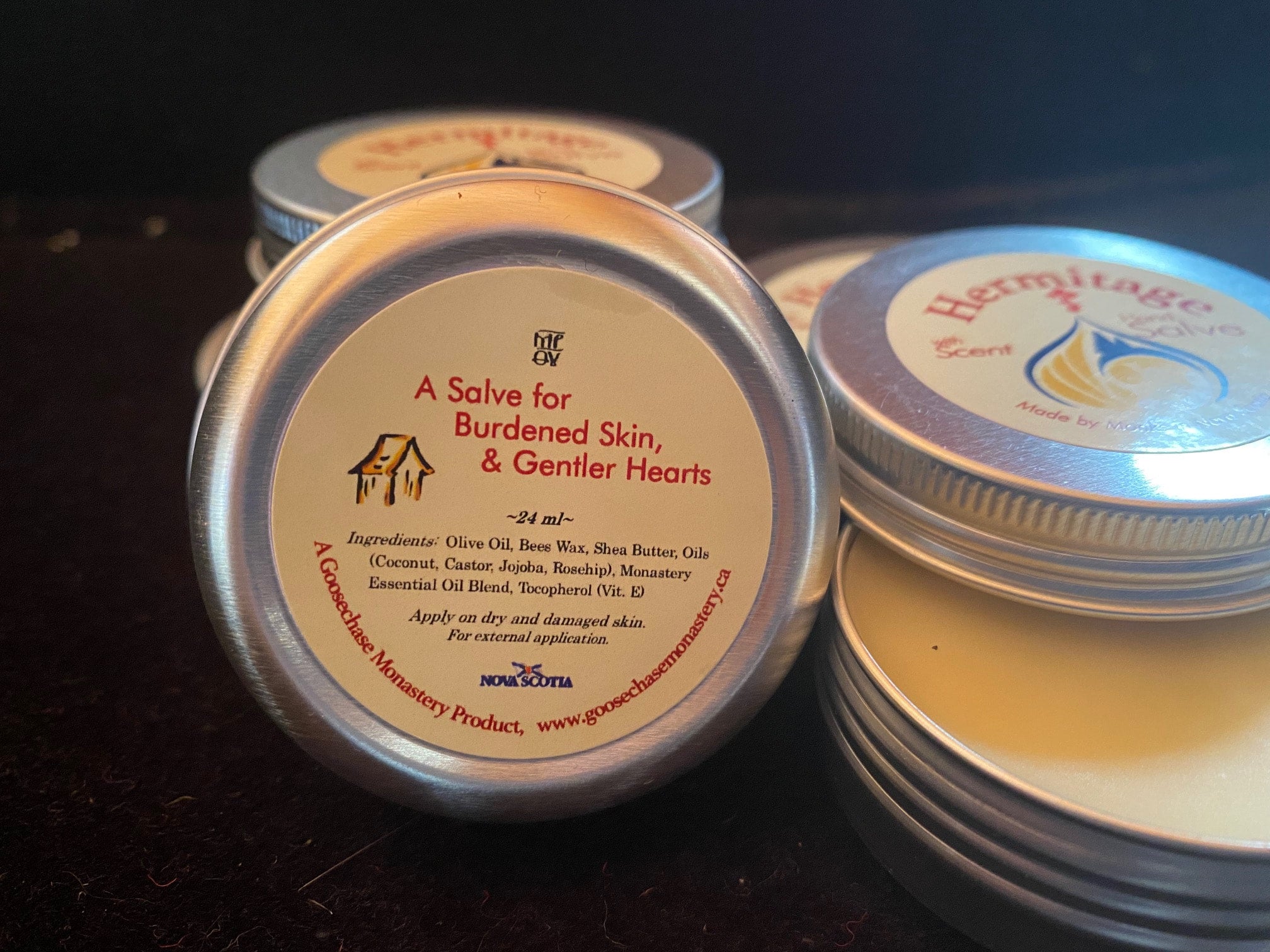 Hermitage Skin Salve (Buy 2, get 3rd salve for $5)