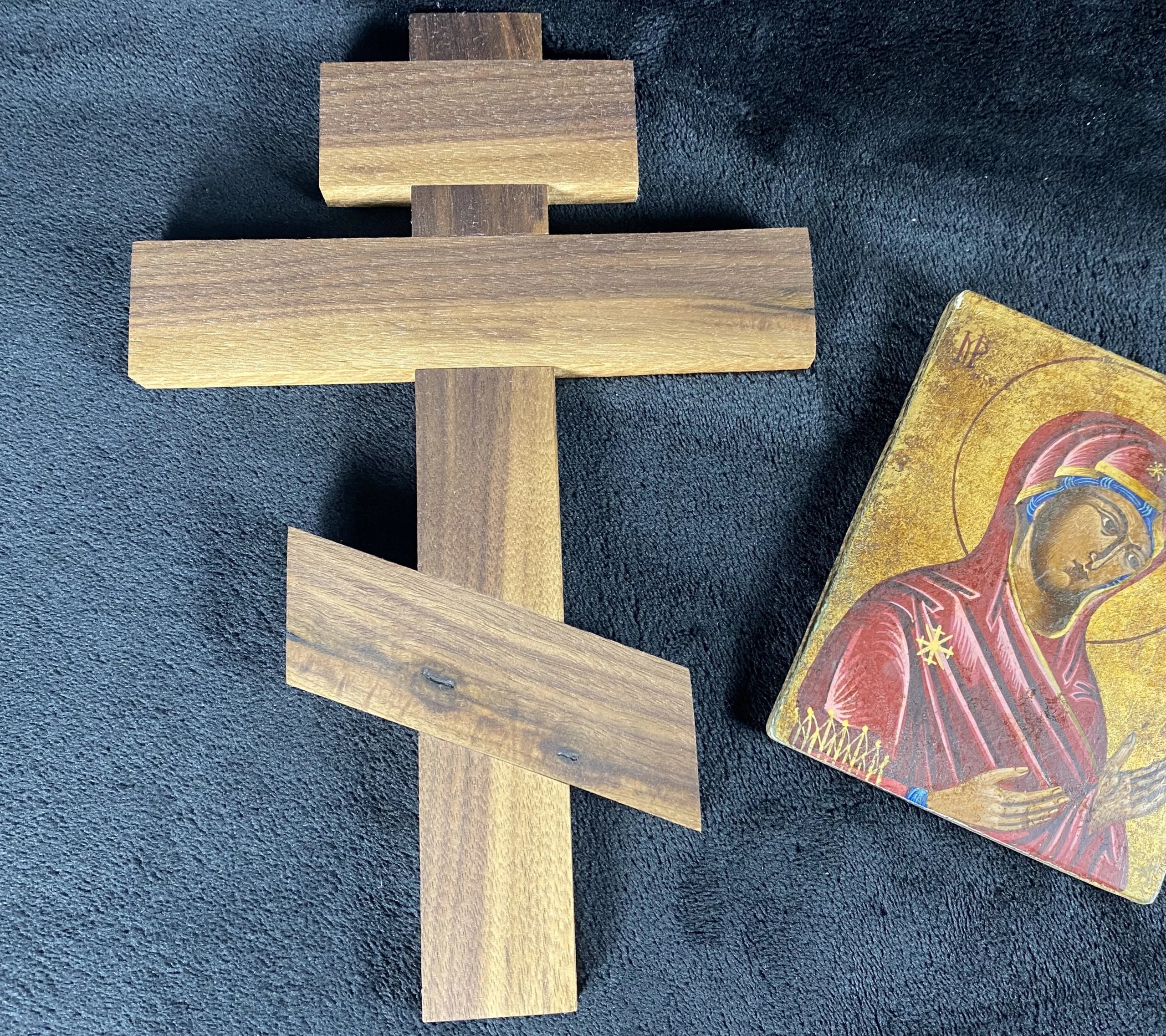 Walnut Wall Cross