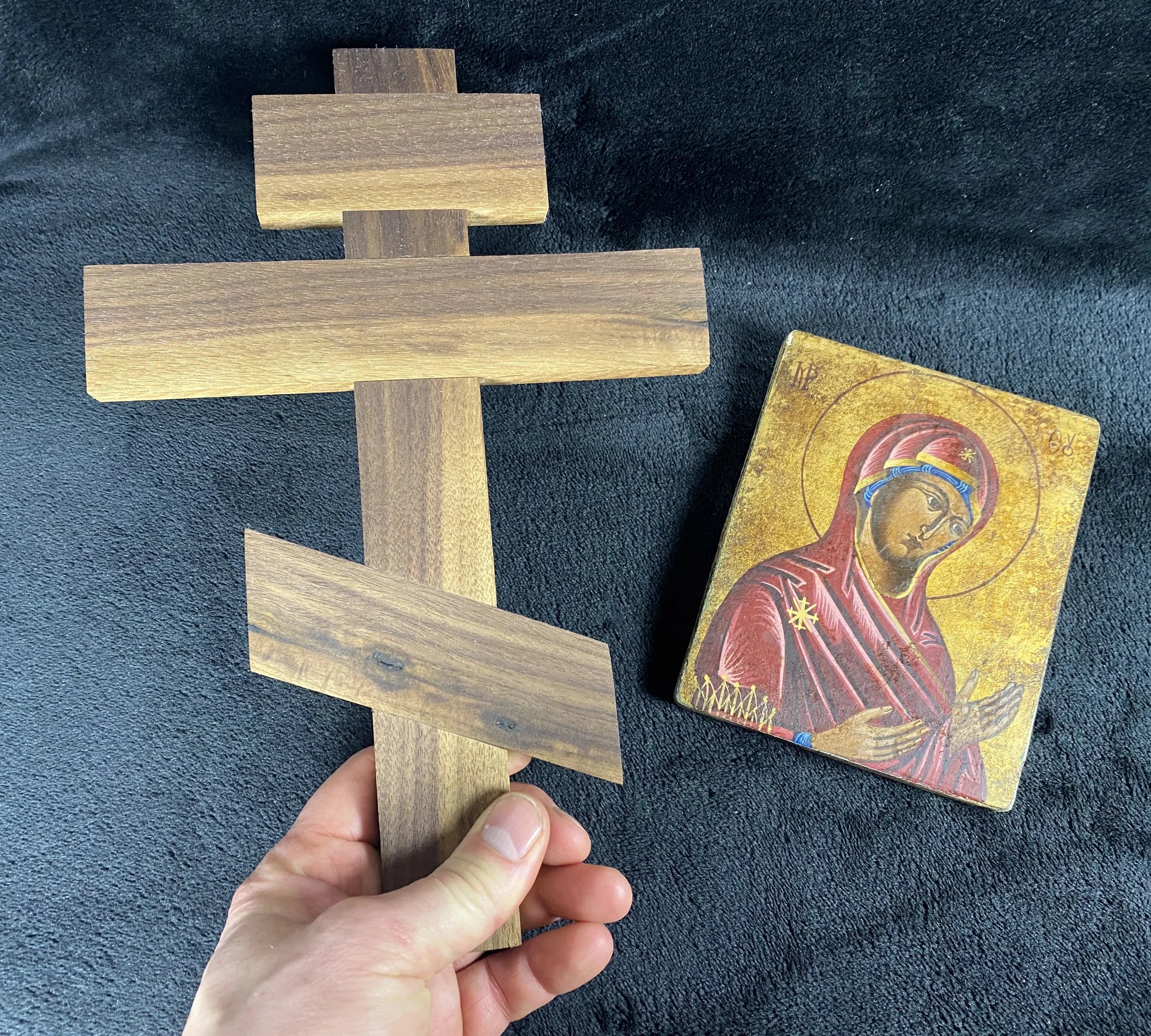 Walnut Wall Cross