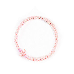 Prayer Rope Waxed with Thin Knots Colored